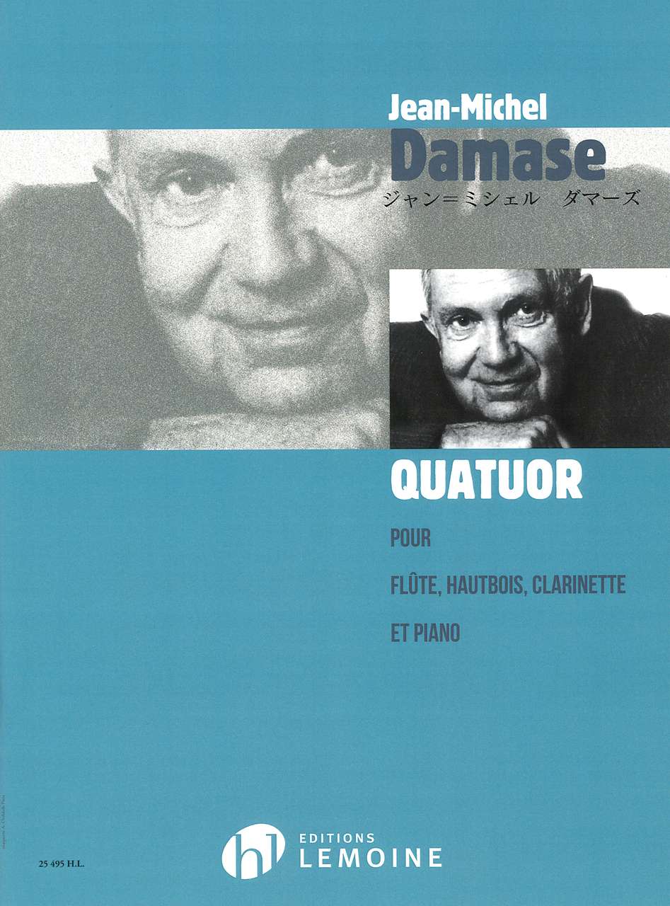 Damase, Quatuor (Fl,Ob,Cl,Pf) (Lemoine)