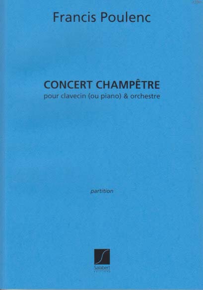 Poulenc, Concert champetre (Salabert)