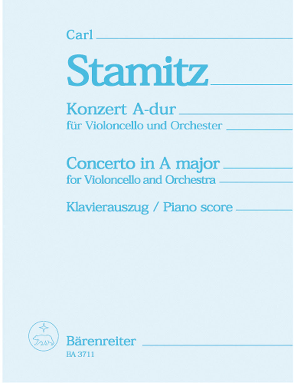 Stamitz, Concerto Nr. 2 in A-dur (Barenreiter)