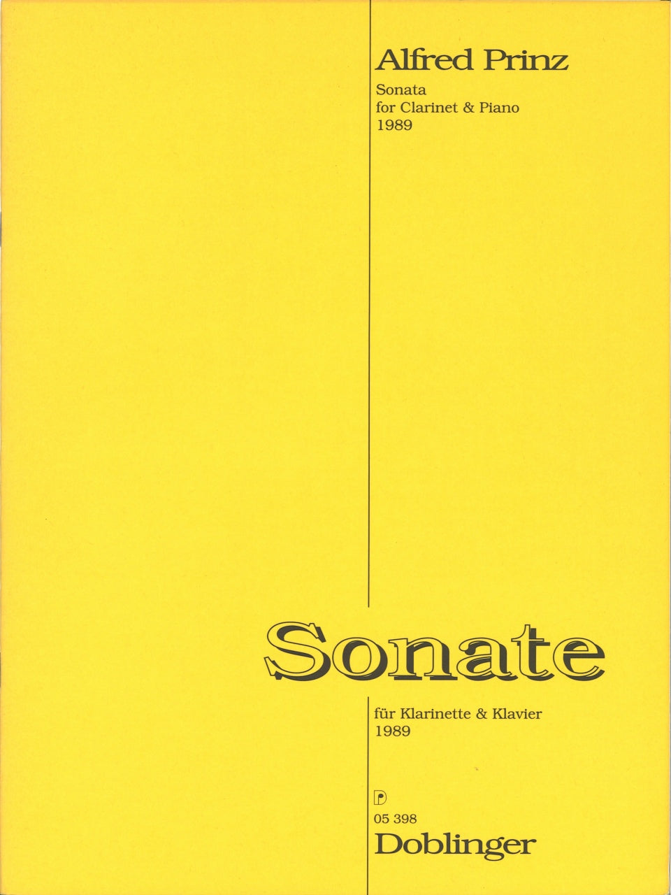 Prinz, Sonate (1989) (Doblinger)