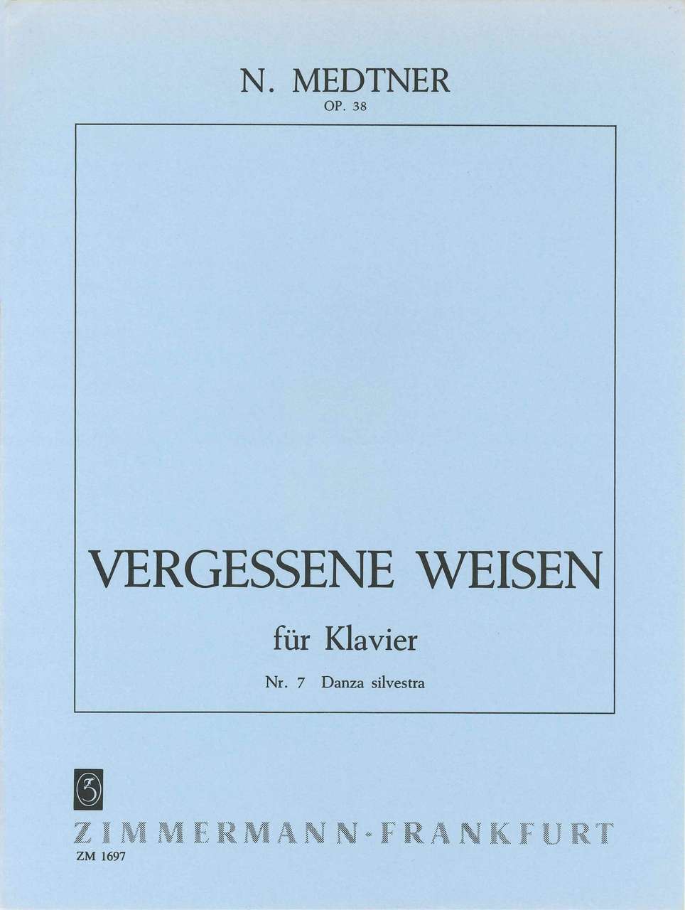Medtner, Vergessene Weisen op.38/7 (Zimmermann)