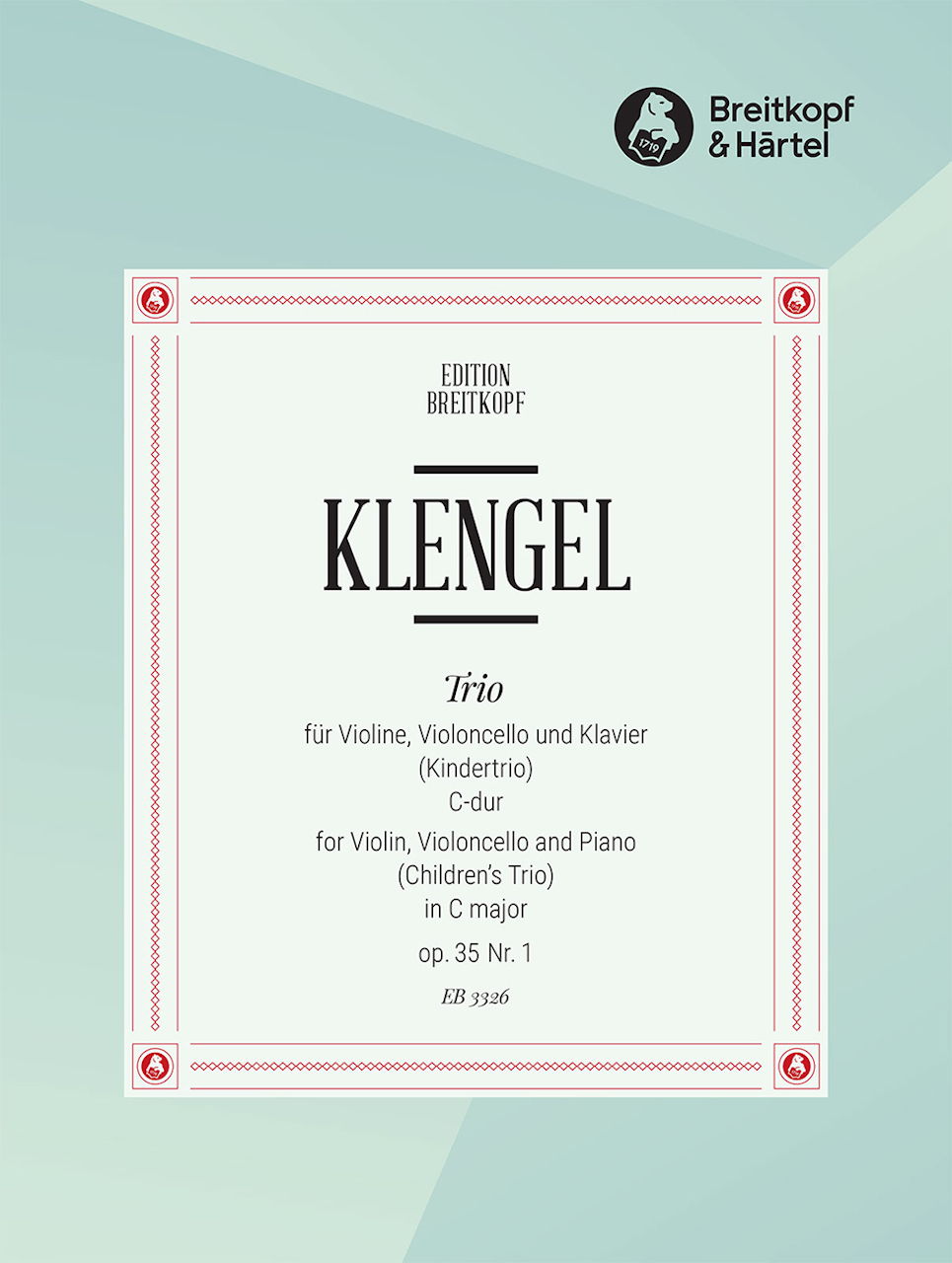 Klengel, Kindertrio op. 35/1 in C (Breitkopf)