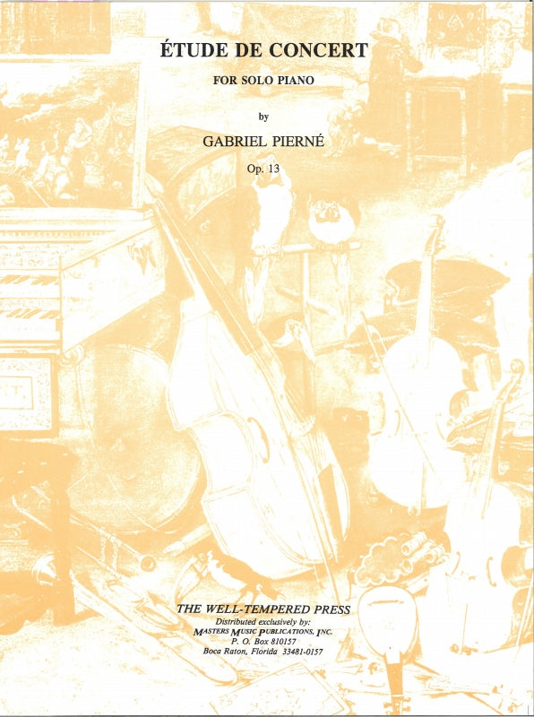 Pierne, Etude de concert op. 13 (Masters Music)
