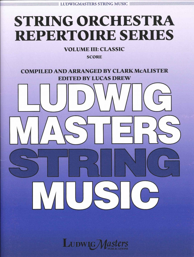 String Orchestra Repertoire 3 (Score) (Masters Music)