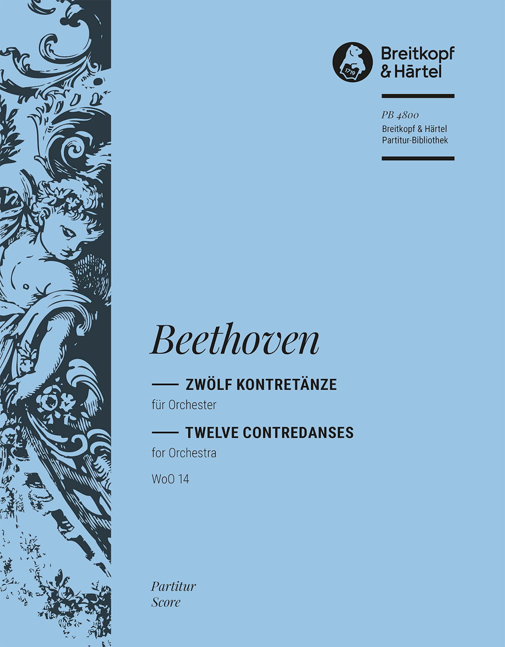 Beethoven, 12 Kontretanze (Full Score) (Breitkopf)