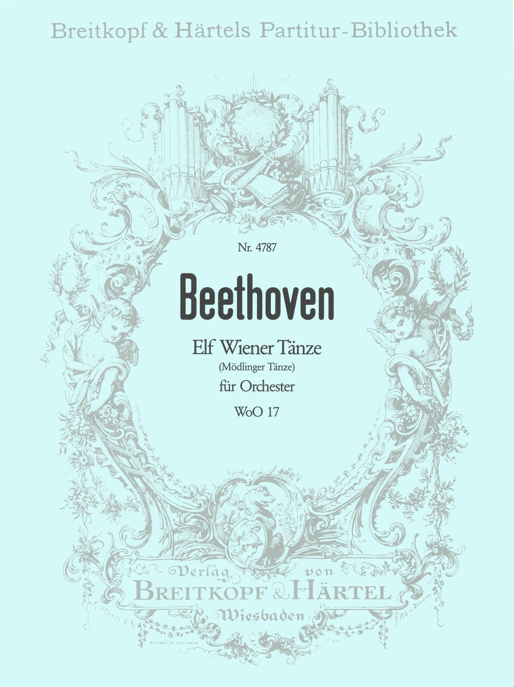 Beethoven, 11 Wiener Tanze (Full Score) (Breitkopf)