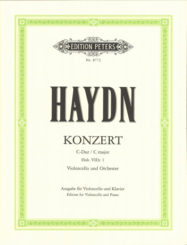 Haydn, Concerto Hob. 7b/1 in C (Bosbach) (Peters)