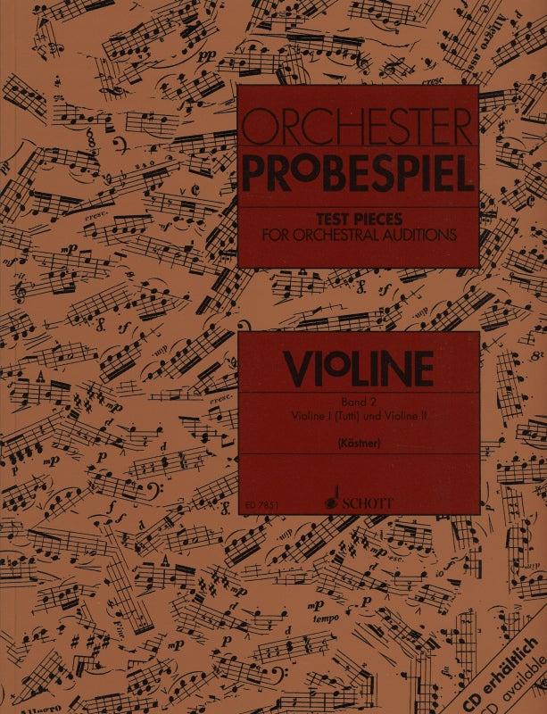 Orchester-Probespiel, Violine 2 (Schott)