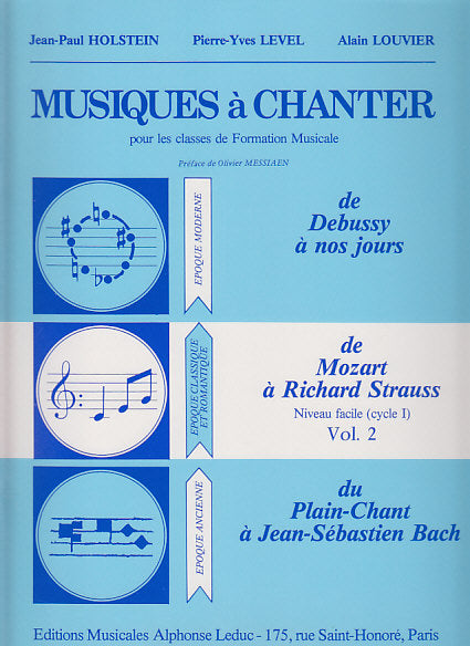 Musiques a Chanter vol.2 (Cycle 1) (Leduc)