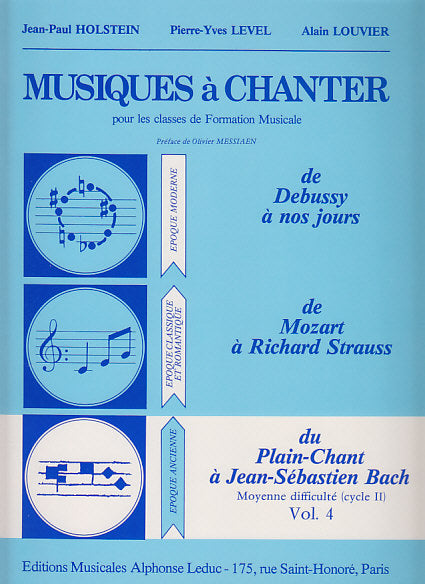 Musiques a Chanter vol.4 (Cycle 2) (Leduc)