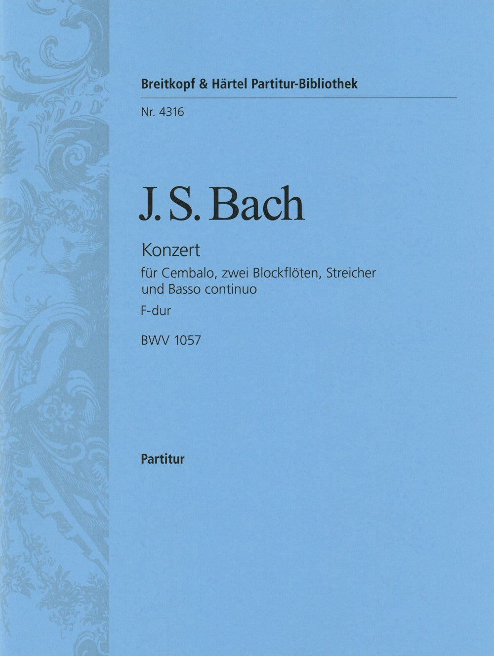 Bach, Concerto BWV 1057 Full Score (Breitkopf)
