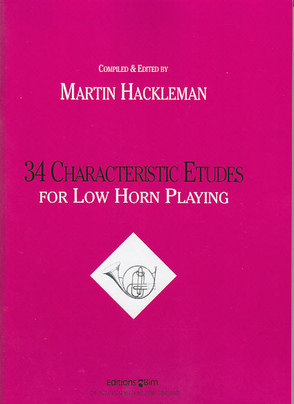 Hackleman, 34 Characteris.Etudes Low Hn (Bim)