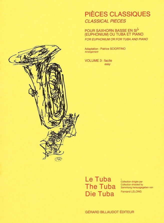 Sciortino, Pieces Classiques 3 (Tuba,Pf) (Billaudot)