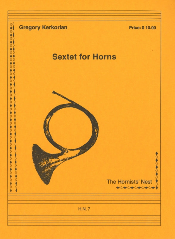 Kerkorian, Sextet (6Hn) (Hornists' Nest)