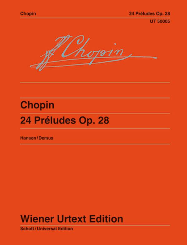 Chopin, Preludes op. 28 (Hansen/Demus) (Wiener Urtext Edition)