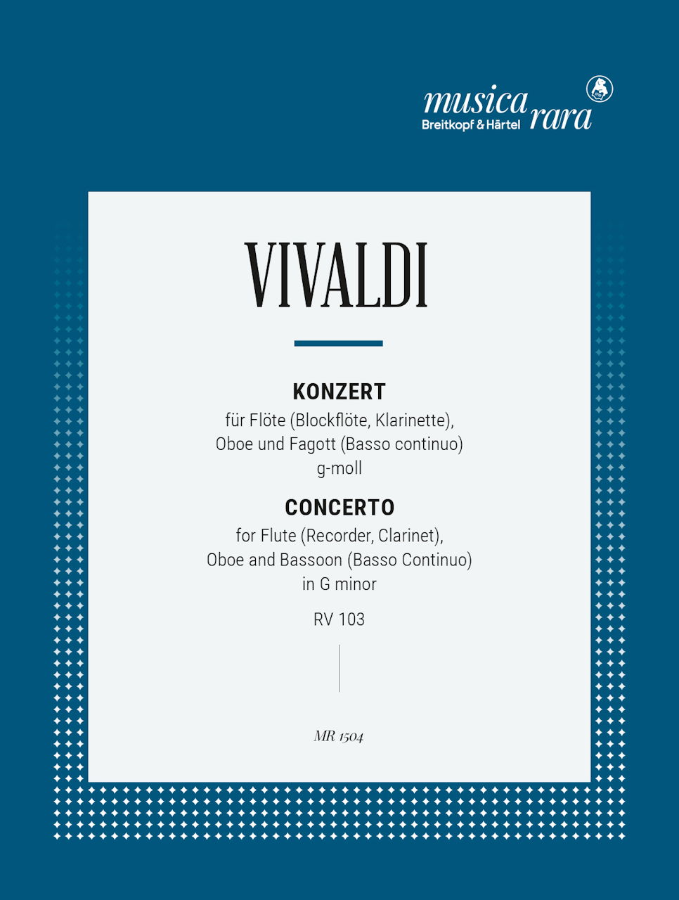 Vivaldi, Concerto in g, RV 103 (Musica Rara)