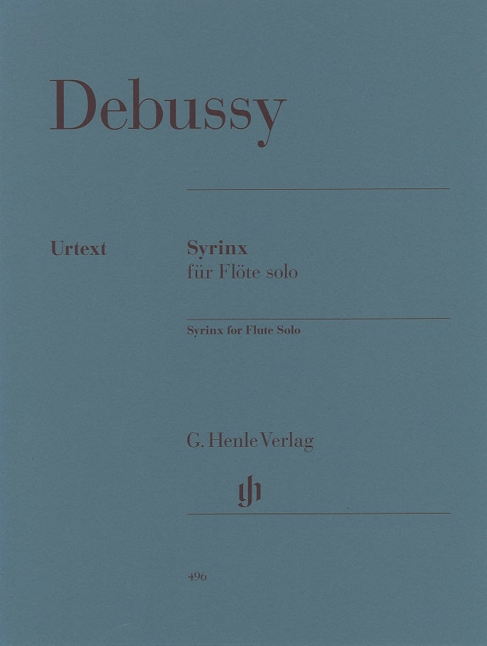 Debussy, Syrinx: La Flute de Pan (Solo) (Henle)