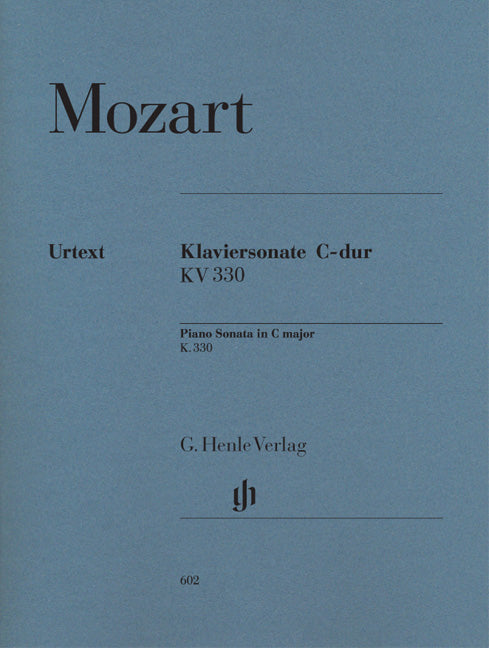 Mozart, Sonata KV 330(300h) in C (Henle)