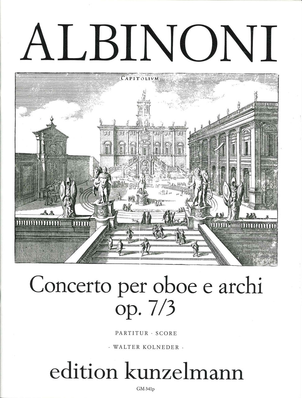 Albinoni, Concerto op. 7/3 in Bb (Score) (Kunzelmann)