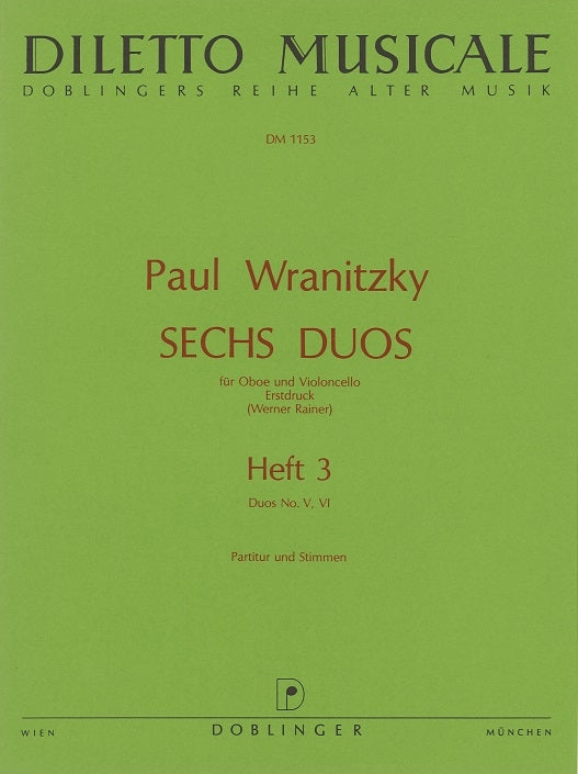 Wranitzky, Duos 5, 6 (Ob,Vc) (Doblinger)