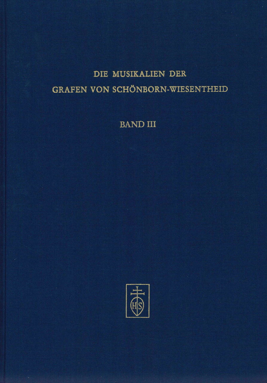 Musikalien von Schonborn-Wiesentheid 3 (Hans Schneider)