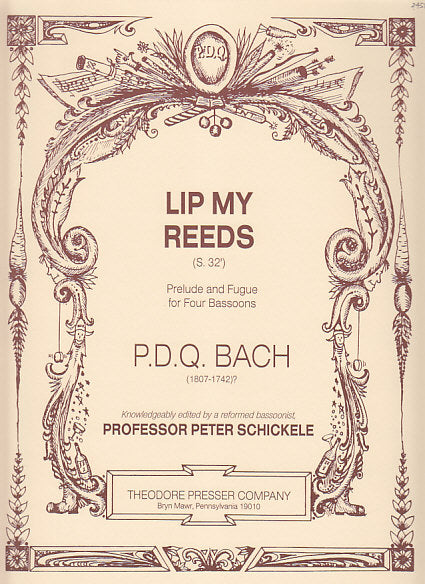 Bach,P.D.Q., Lip My Reeds (4Bn) (Presser)