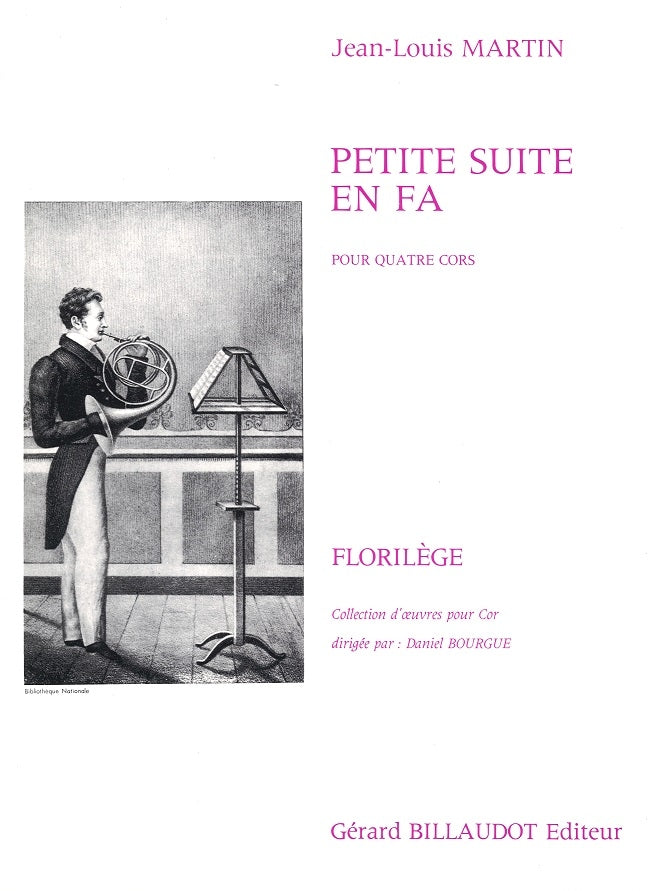 Martin,J.-L., Petite Suite en Fa (4Hn) (Billaudot)