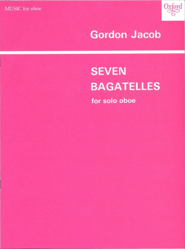 Jacob, 7 Bagatelles (Ob Solo) (Oxford University Press)