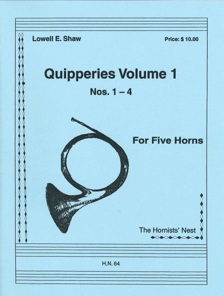 Shaw, Quipperies 1 (5Hn) (Hornists' Nest)