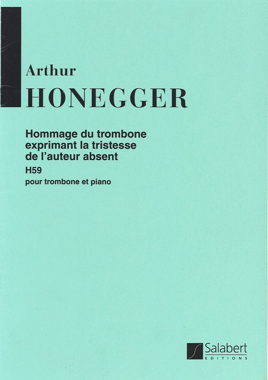 Honegger, Hommage du trombone (Salabert)
