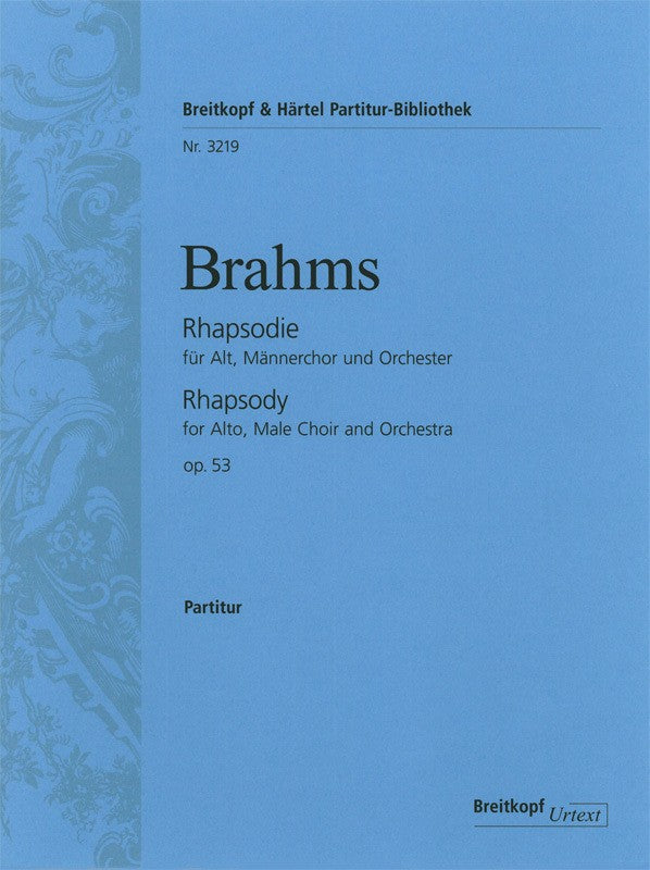 Brahms, Alt-Rhapsodie op. 53 (Breitkopf)