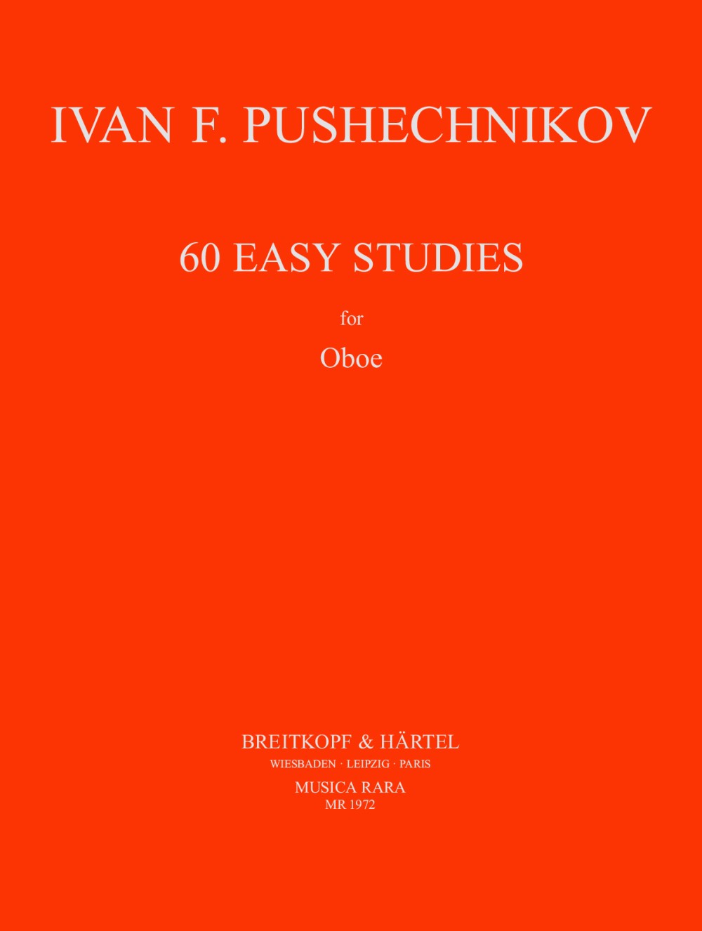 Pushechnikov, 60 Easy Studies (Musica Rara)