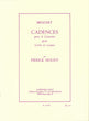 Mozart/Houdy, Concerto KV 299, Cadences (Leduc)