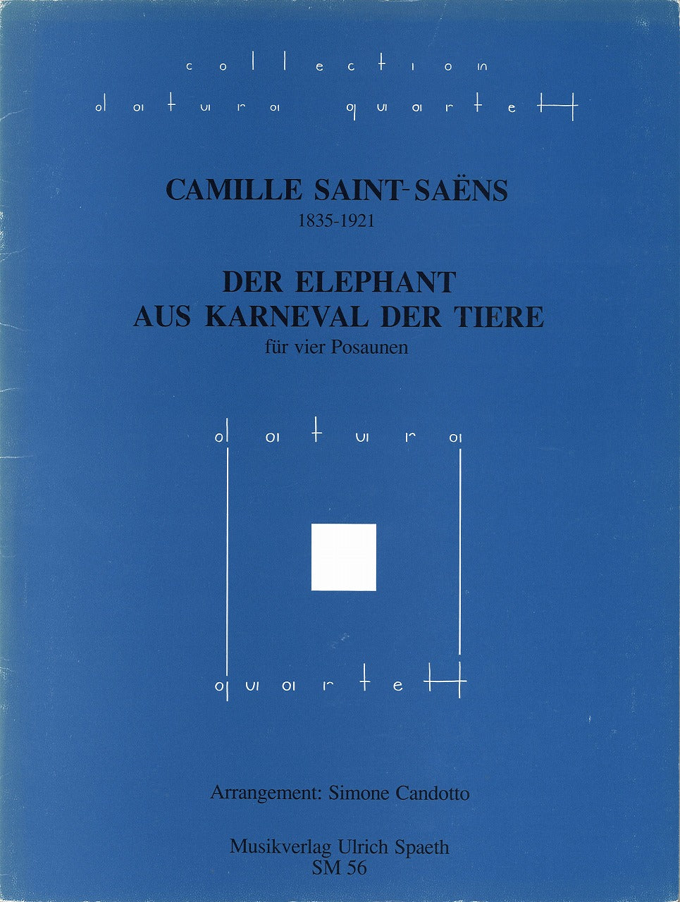Saint-Saens, Elephant (4Tbn) (Spaeth)