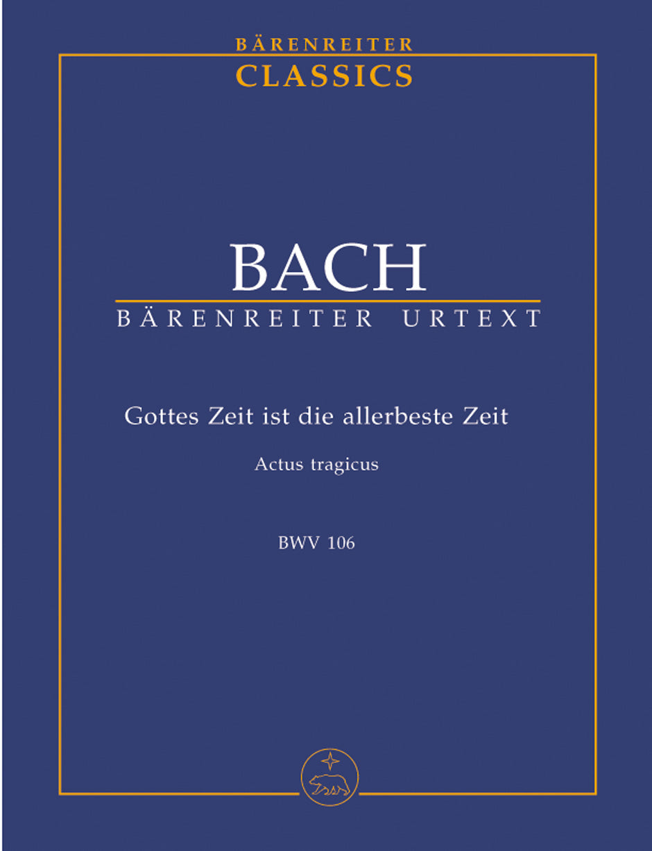 Bach, Cantata No.106 (Barenreiter)