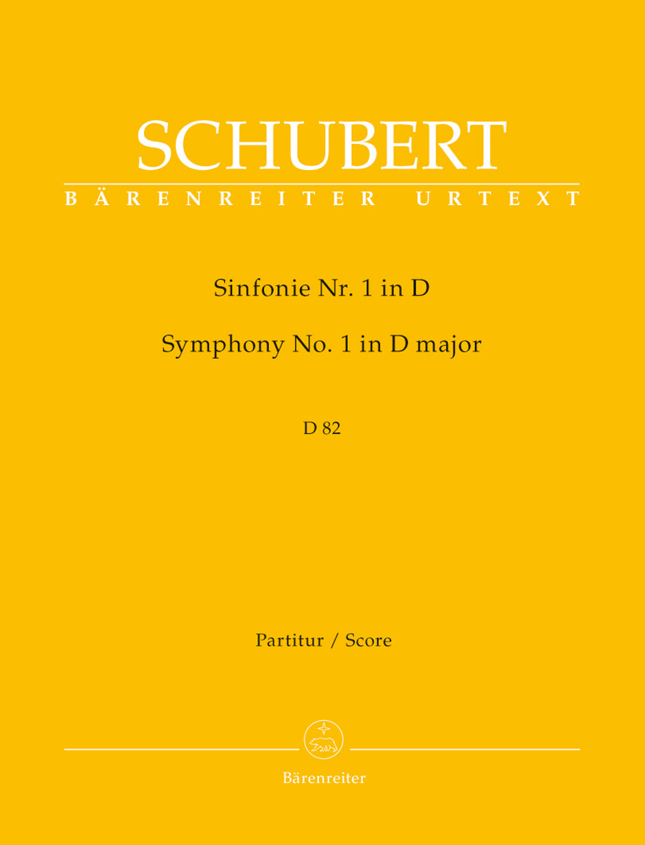 Schubert, Symphony No. 1 Full Score (Barenreiter)