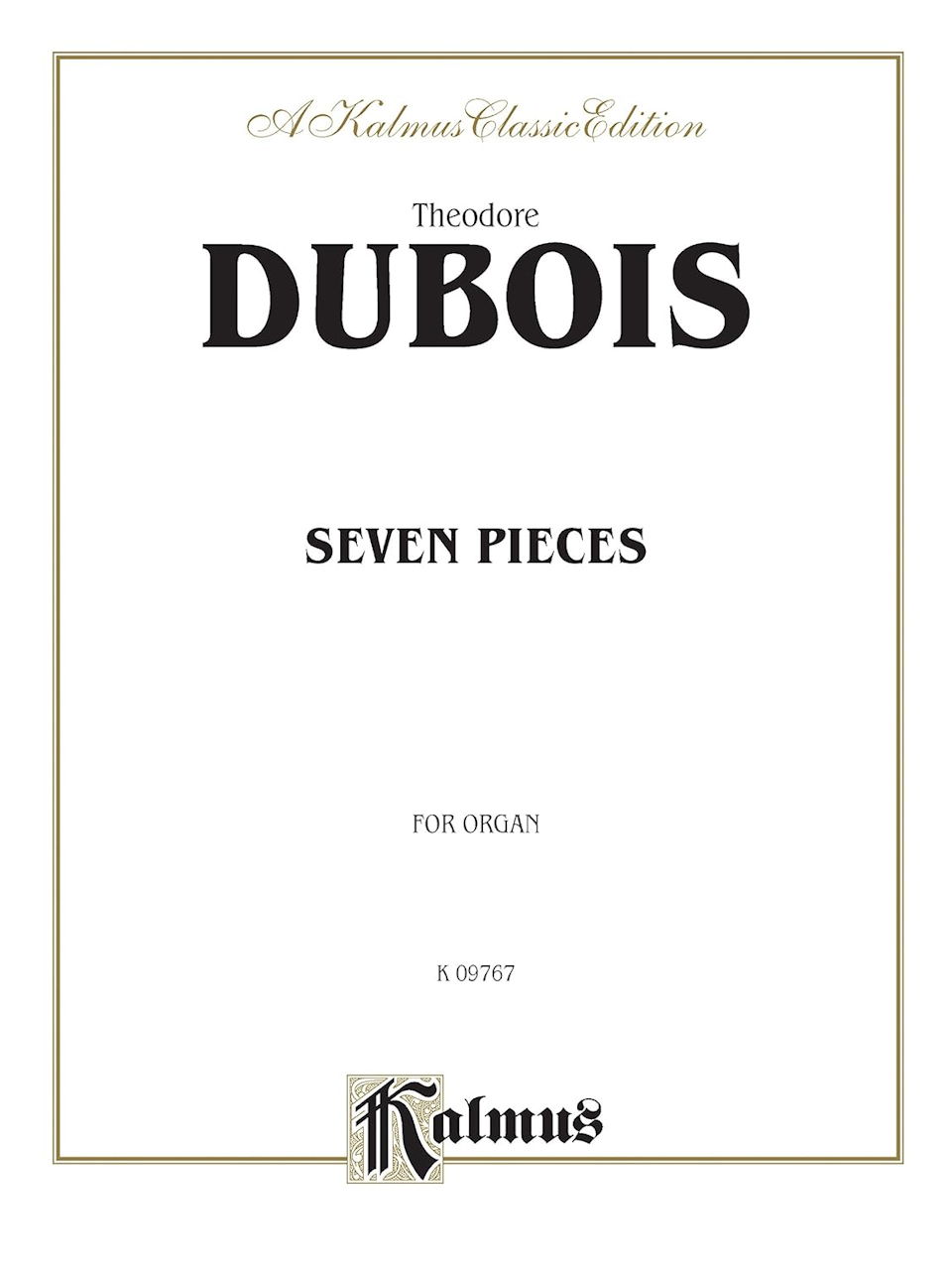 Dubois, 7 Pieces (Kalmus/Alfred)