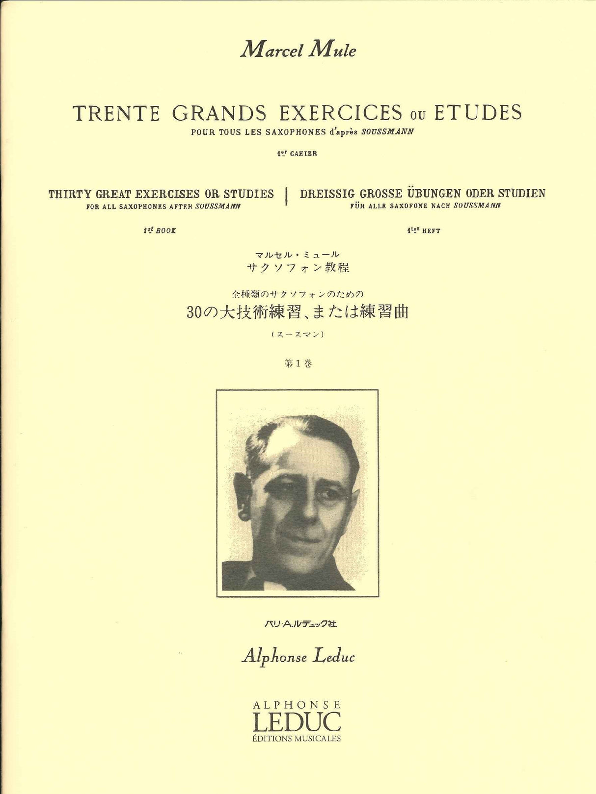 Mule, 30 Grands Exercices ou Etudes, 1 (Leduc)