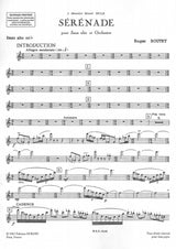 Boutry, Serenade pour saxophone alto (Salabert)