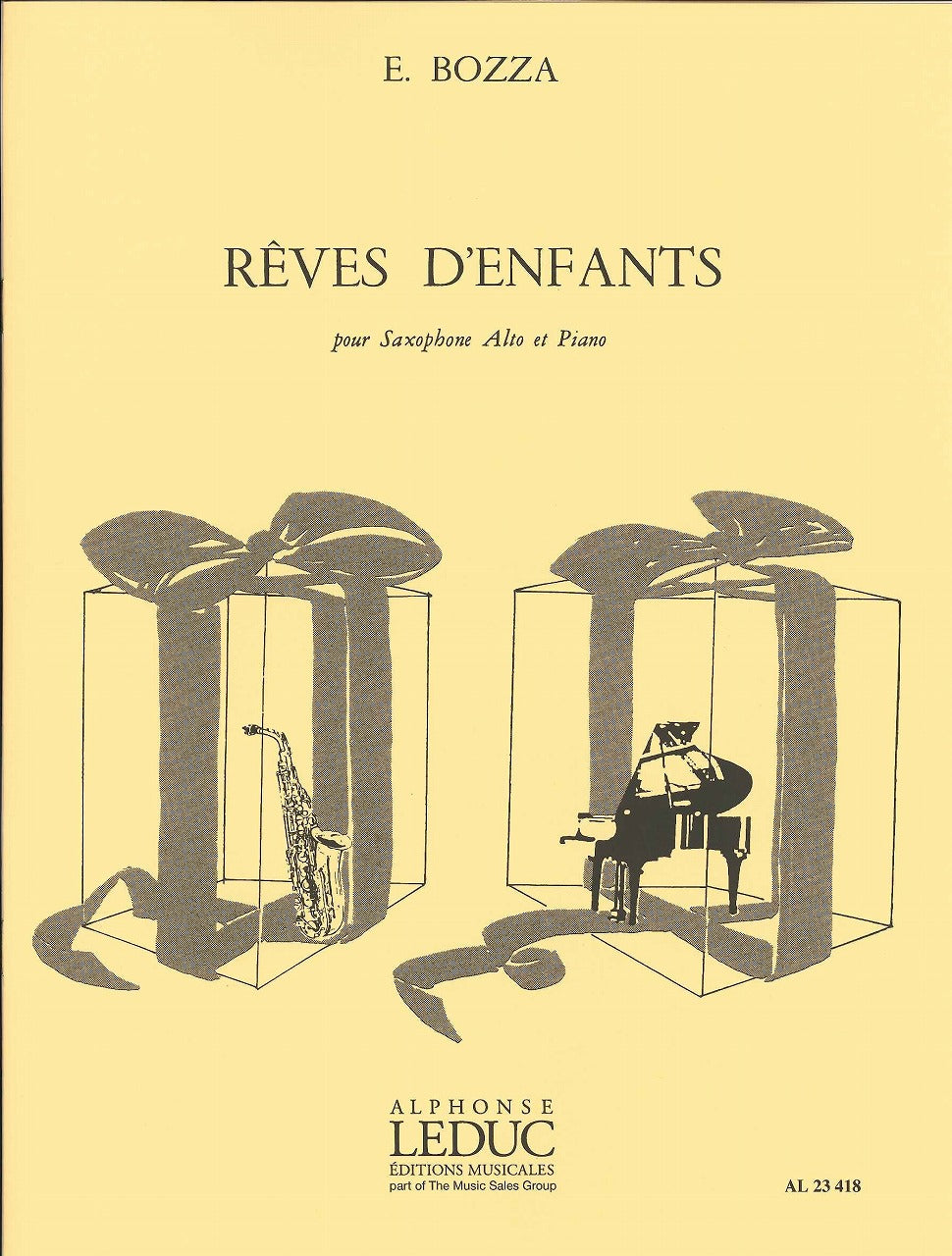 Bozza, Reves d'enfants (ASax,Pf) (Leduc)