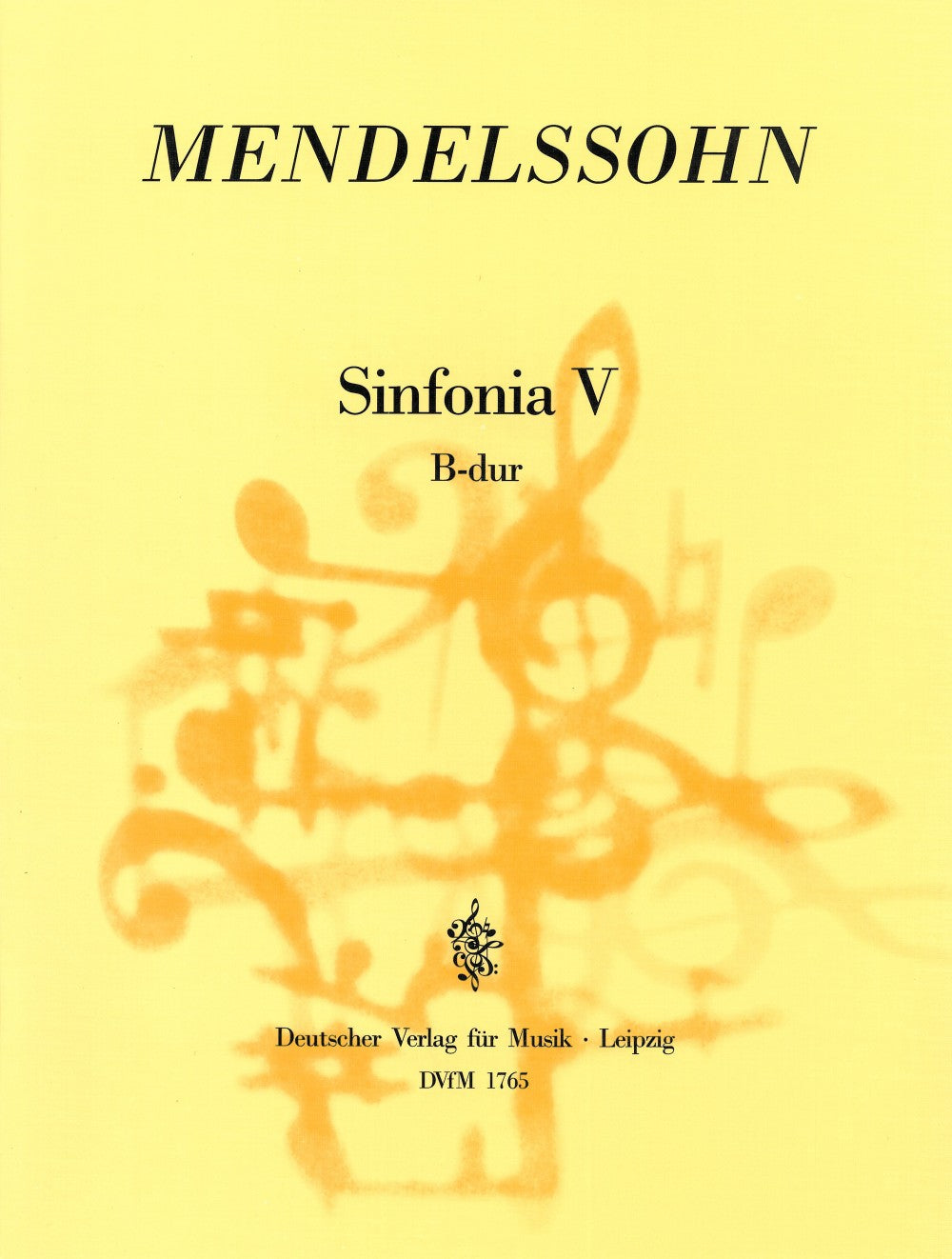 Mendelssohn, Sinfonia No. 5 Full Score (Deutscher Verlag fur Musik)