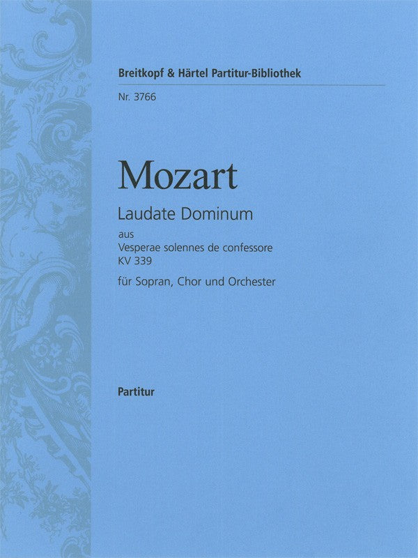 Mozart, Laudate Dominum KV 339 (Breitkopf)