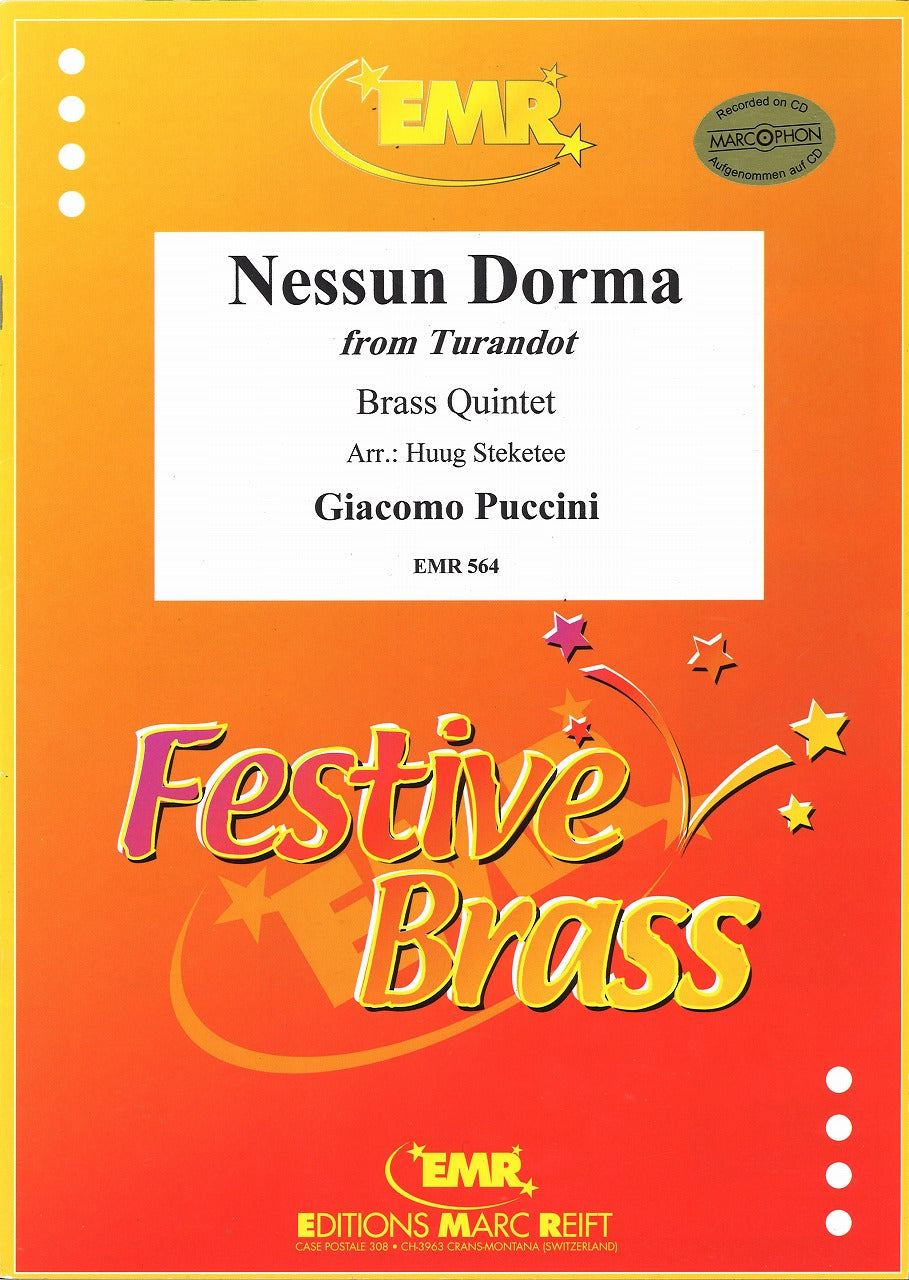 Puccini, Nessun Dorma (Quintet) (Reift)