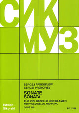Prokofiev, Sonate op. 119 (Rostropovich) (Sikorski)