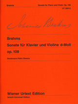 Brahms, Sonata No. 3, op. 108 (Stockmann (Wiener Urtext Edition)