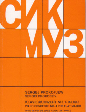 Prokofiev, Concerto for Piano No. 4 (Sikorski)