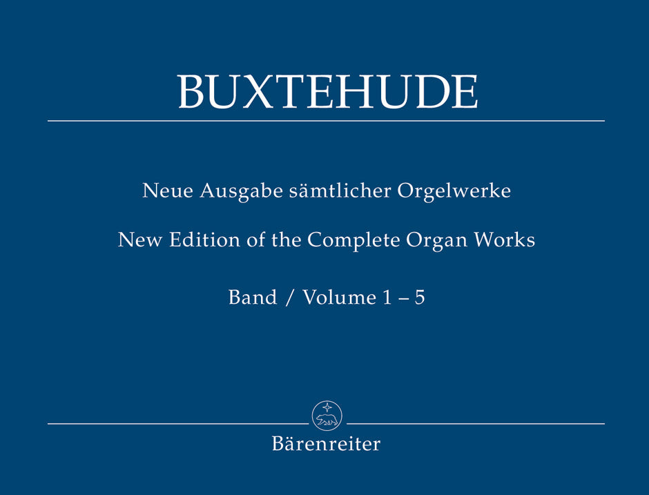 Buxtehude, Orgelwerke 5 Bande kpl (Barenreiter)