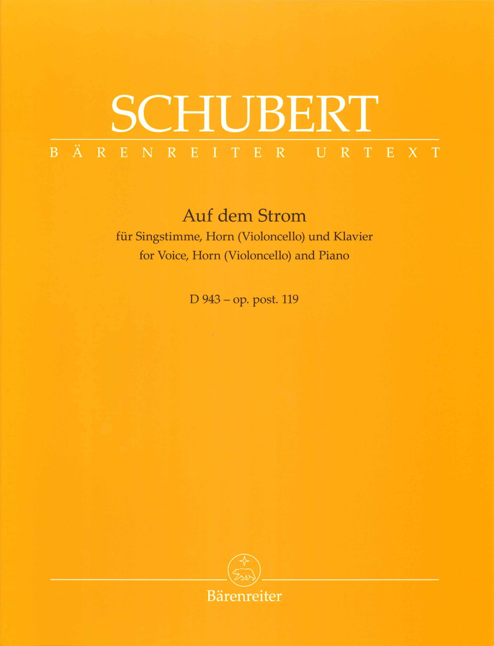 Schubert, Auf dem Strom (Vo,Hn/Vc,Pf) (Barenreiter)