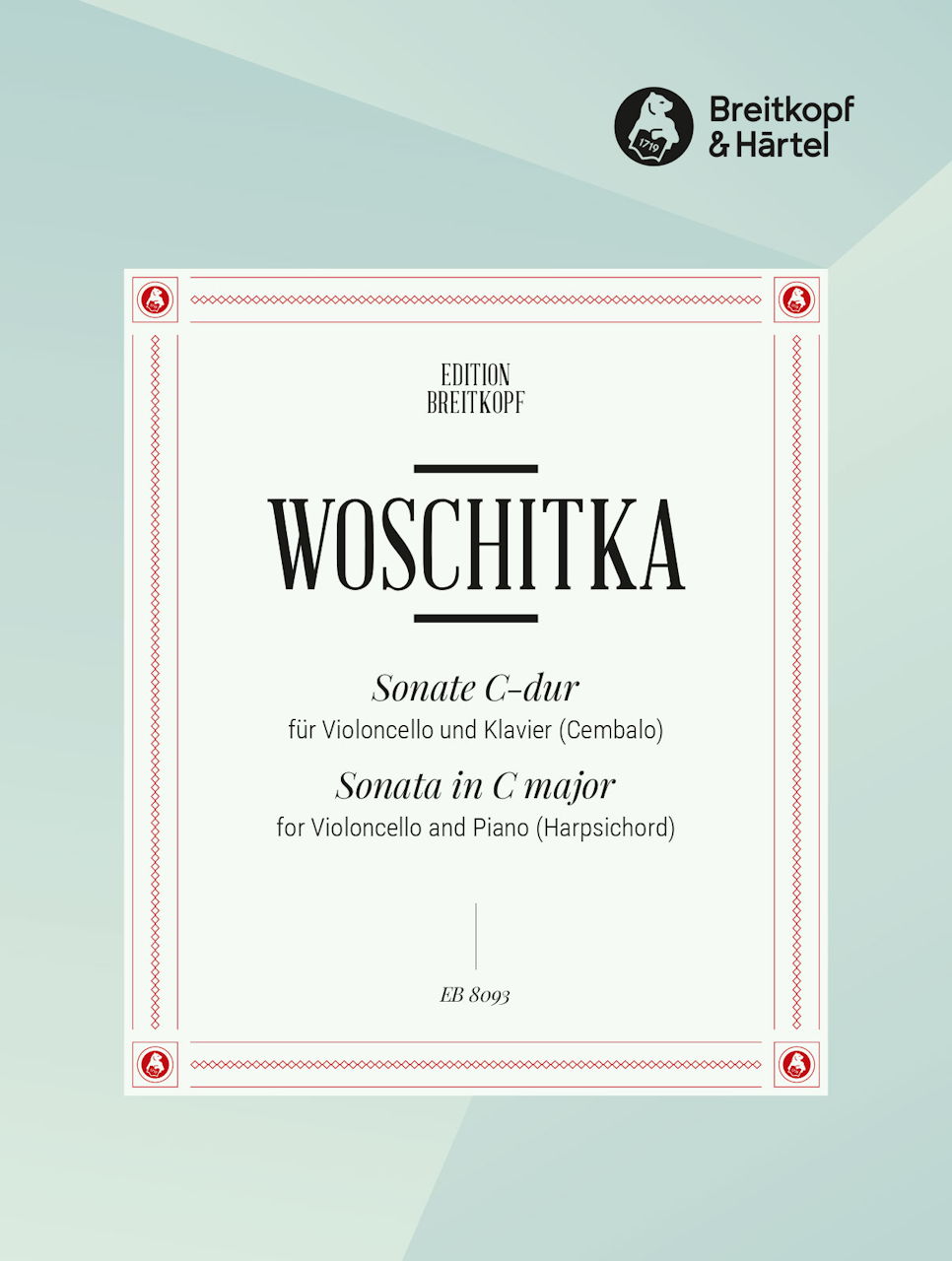 Woschitka, Sonate C-dur (Vc,Pf) (Breitkopf)