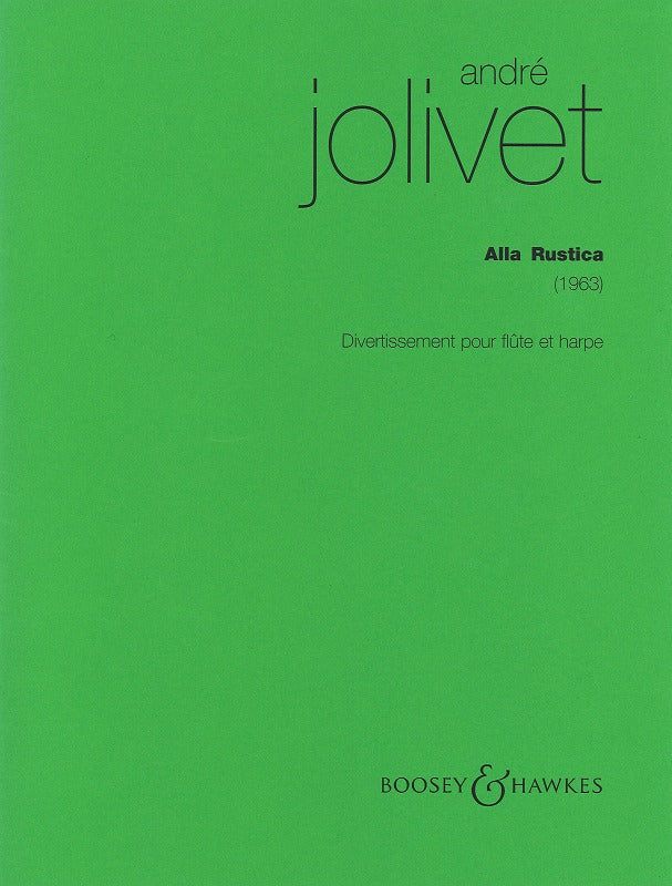 Jolivet, Alla Rustica (Fl,Hrp) (Boosey)